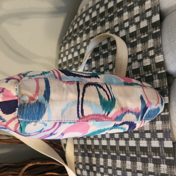 Coach Multicolor Convertible Monogram Bag - Picture 7 of 14